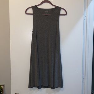 Open-Back Gray Tank Dress from Aerie